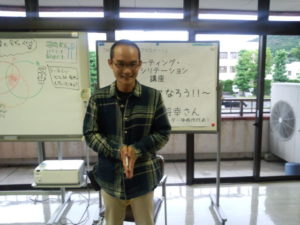 淡路島から来られた講師の青木将幸さんです。