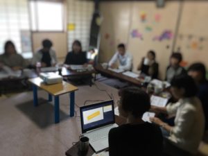 講師と4団体8名で勉強会